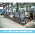 Waste tyre/plastic oil refining plant manufacturer